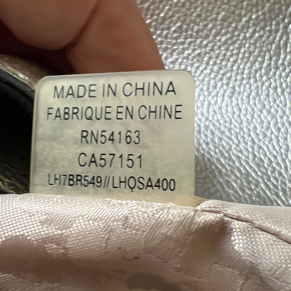 Karl Lagerfeld Metallic Silver Tote or Crossbody Bag - Picture 12 of 12